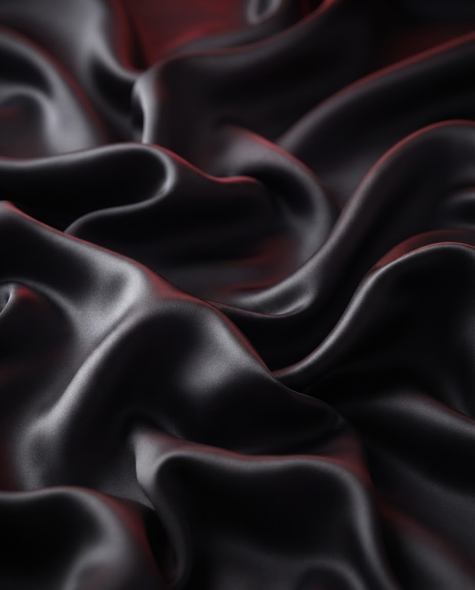 Pieghe di satin scuro